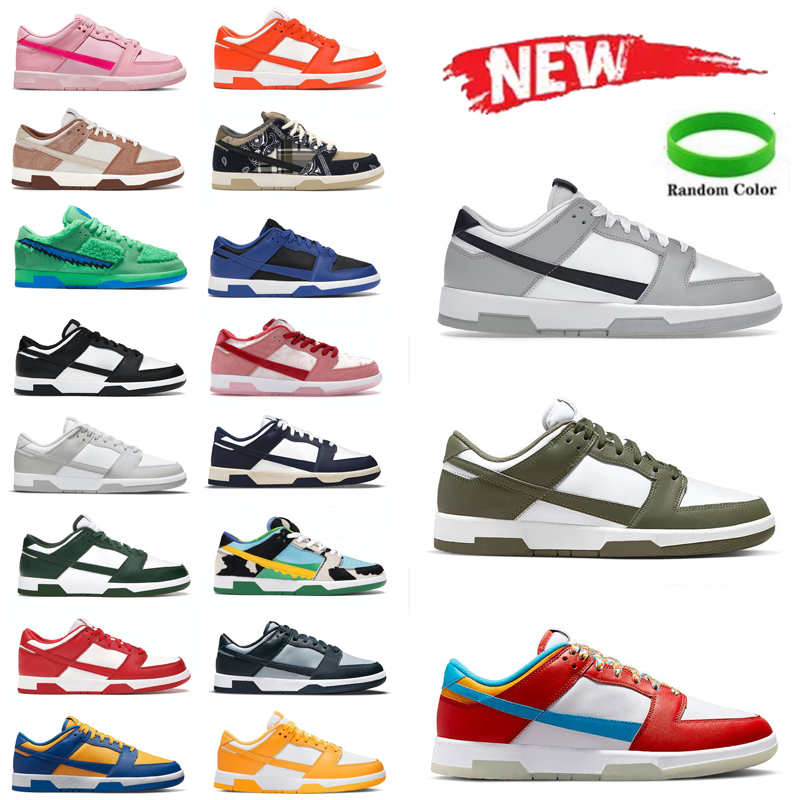 

2023 Mens Womens Running Shoes Black White Panda Photon Dust Kentucky University Red Green Brazil Chicago women trainers outdoor sports, #14