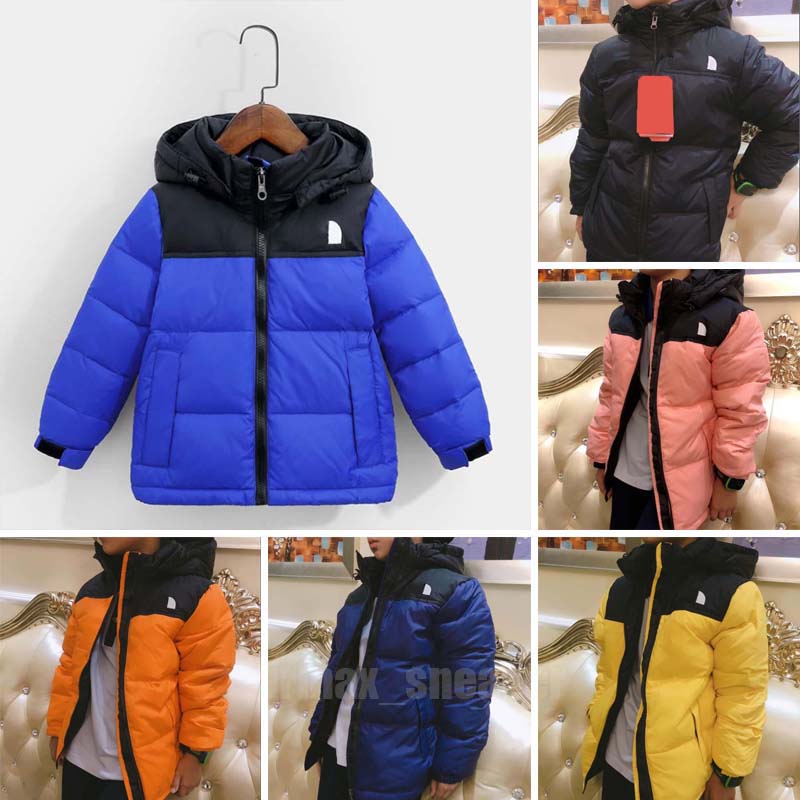 

Winter coat Down Jacket Kids Fashion Classic Outdoor Warm Down Coats Zebra Pattern Striped Letter Print Puffer boys Jackets Multicolor Comfortable Clothes -170, Color 4
