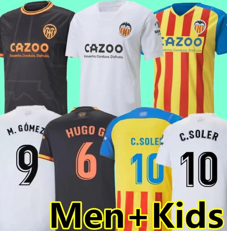 

22 23 Cavani valencia soccer jerseys GUEDES GAMEIRO Florenzi home away third camisetas de futbol RODRIGO Gaya M.Gomez men kids kit football shirts 2022 2023 uniform