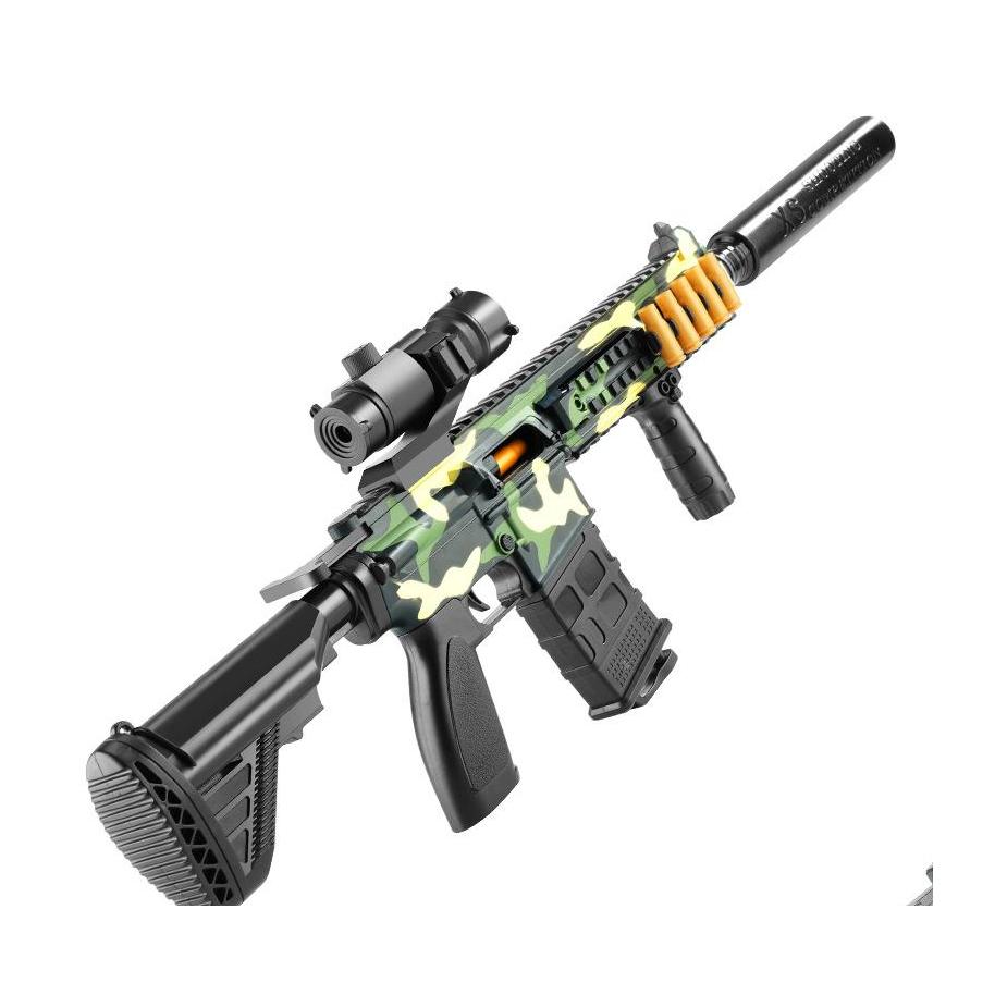 

Gun Toys M416 Foam Darts Shell Ejection Blaster Rifle Toy Manual Shooting Launcher For Kids Boys Birthday Gifts Outdoor Games Drop D Dhqtm