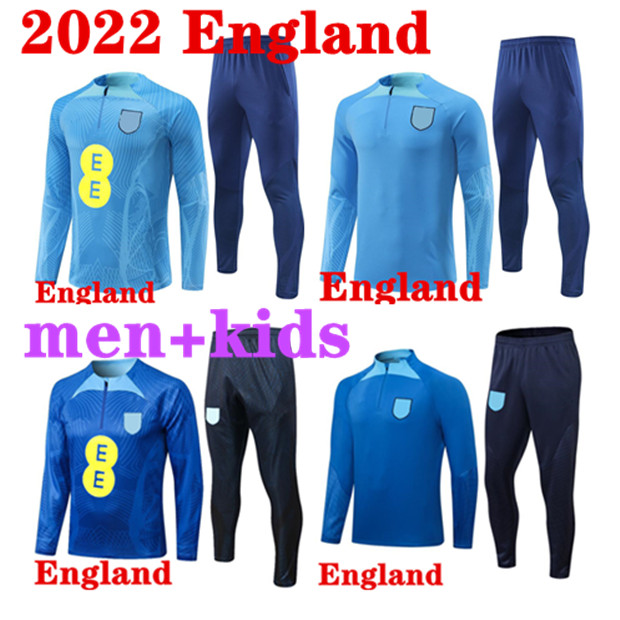 

2022 2023 eNGLanDS tracksuit soccer jersey training suit KANE STERLING RASHFORD SANCHO 22 23 mens kids national football tracksuits kit survetement SPORTSWEAR