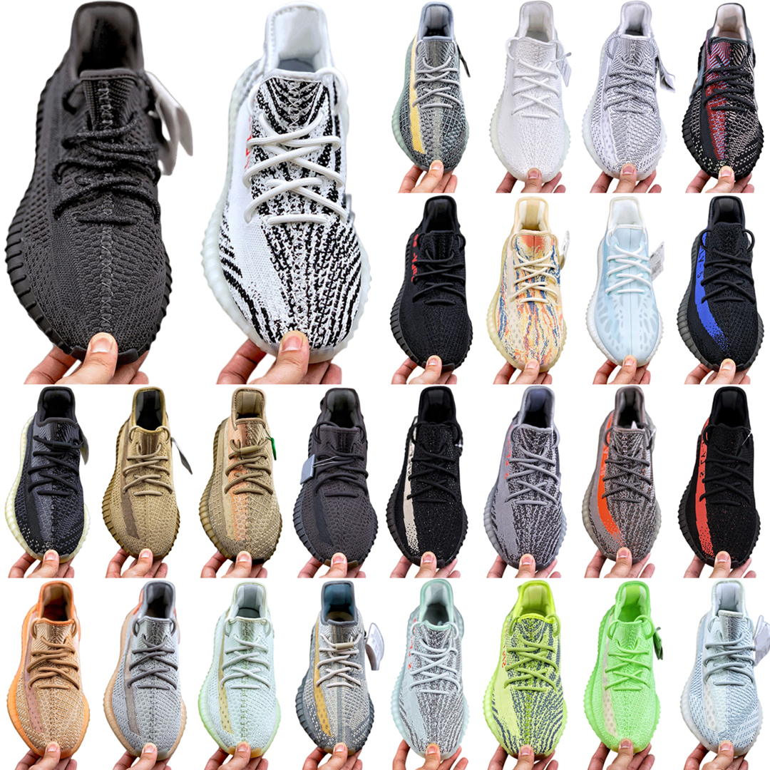 Avec la boîte de surface supérieure 35 v2 hommes femmes chaussures de course Beluga blanc noir statique réflective mx rock blue mono cinder broui