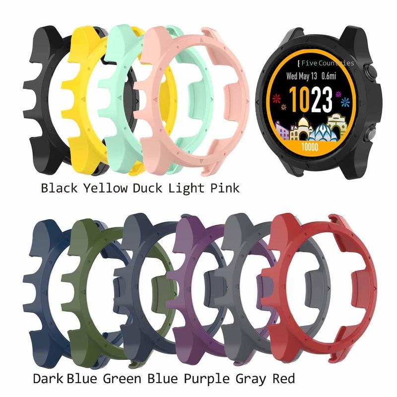 

Watch Bands Fashion Sports Soft Silicone Band For Garmin Forerunner 945 935 Case PC Color Replacement Wristbands Bracelet Strap