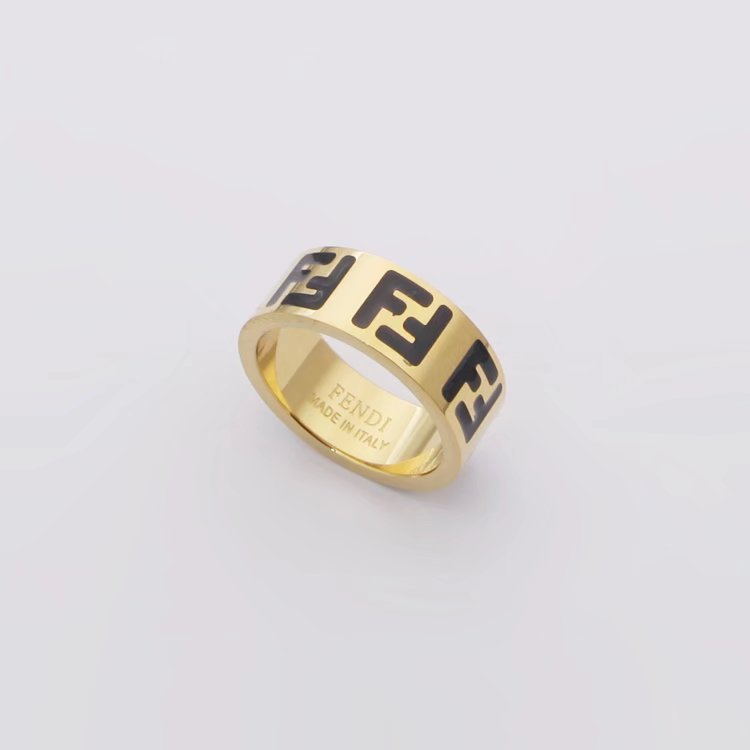 Fashion designer Ring Extravagant chanel Fendi Love Gold Silver Rose Stainless Steel letter Rings Women men wedding Jewelry Lady Party Gifts 6,7,
