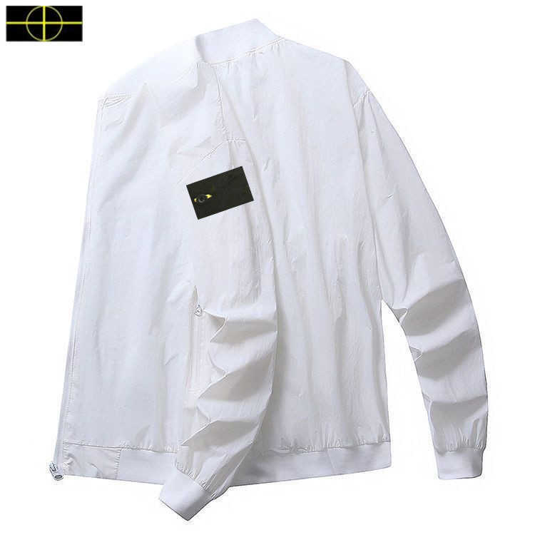 

plus size stone caot Summer Men's island 2023 Waterproof brand Clothes Quick-drying Women's new Sports Leisure Tops is land Men's Jackets, White