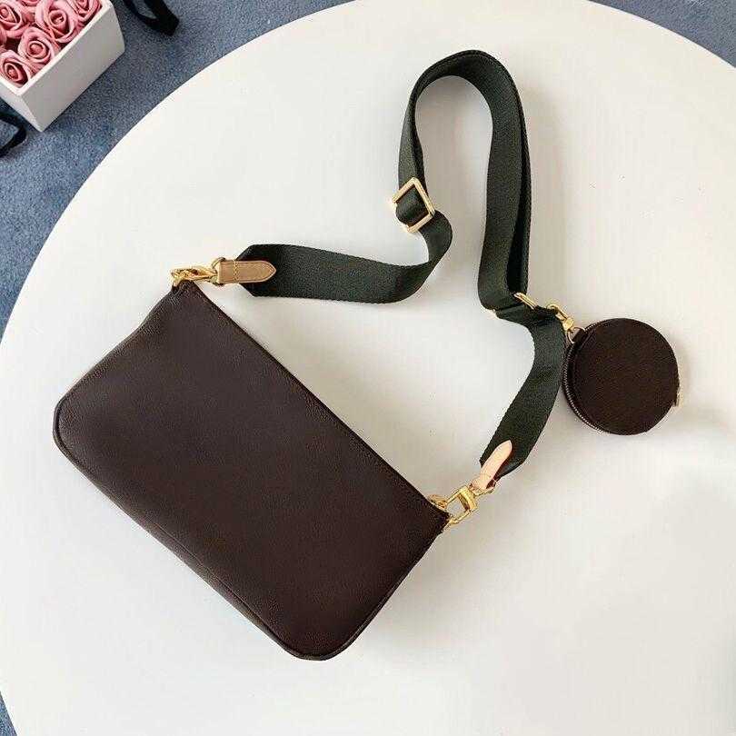 

High Qulity Designer Bag Handbags Wallet On Chain Crossbody Coin Purse The Tote Bag Makeup Bags 3in1 Shoulder Clutch Leather Pouch, Embossed red