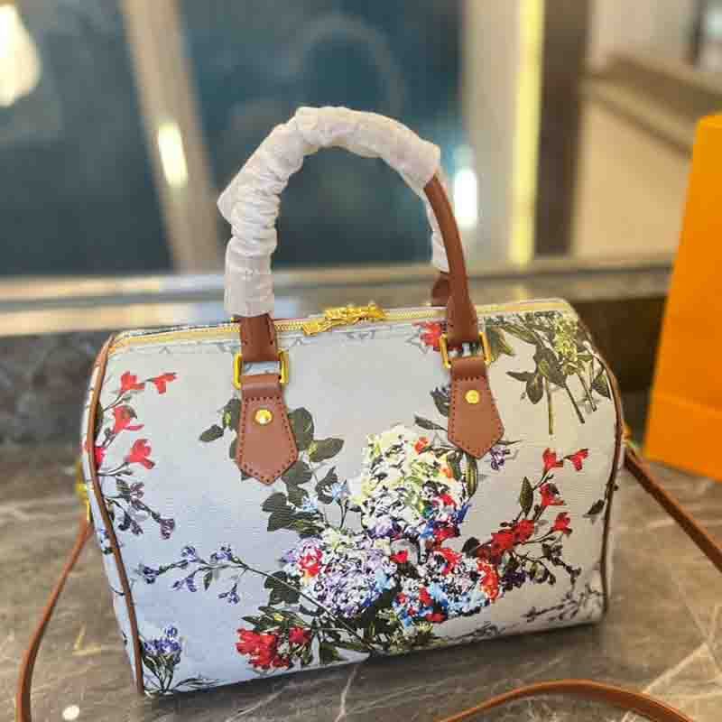 

Women's shoulder bag with floral handbag With Padlock Womens fashion metallic designers women crossbody Handbag Shoulder totes bags purses wallet, Box