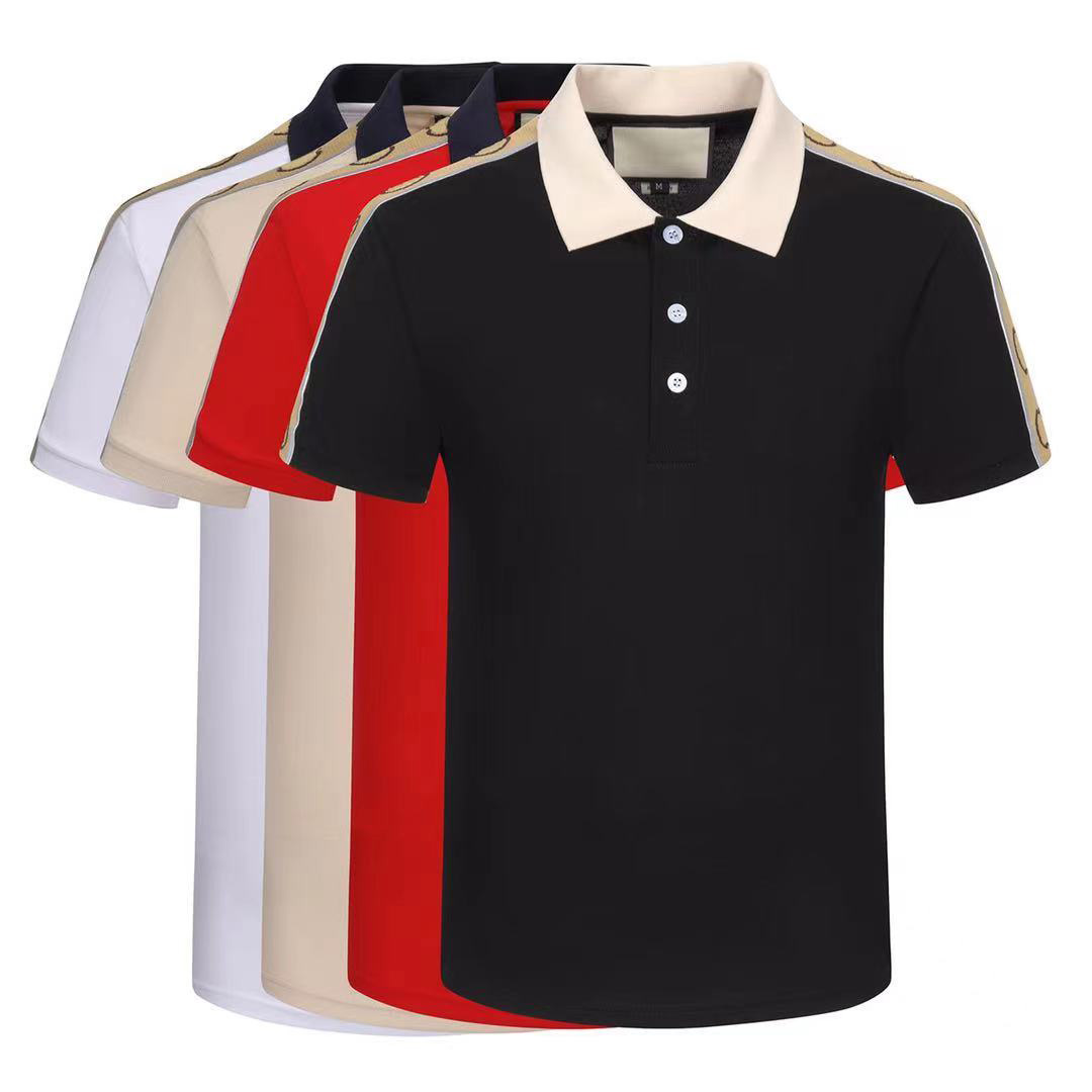 Mens Stylist Polo Shirts Luxury Italy Men Designer Clothes Short Sleeve Fashion Casual Man Summer T Shirt Many colors are available Size M-3XL