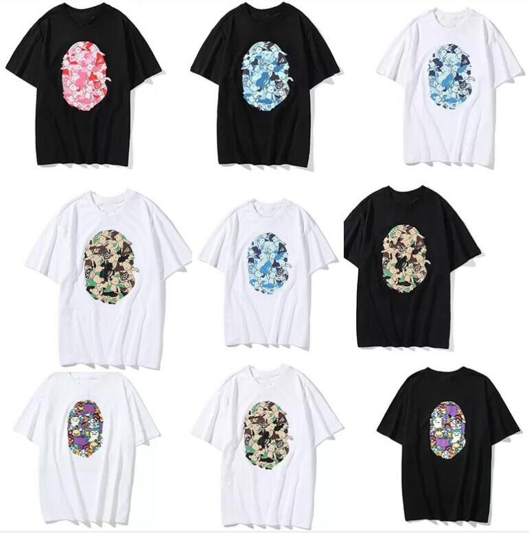 

Designer Mens T Shirts Tshirts Camouflage Print Clothes Ape TShirt Graphic Summer Tees Cherry Blossom Path Limited Edition Cotton Colorful Starry Night shark, Add postage