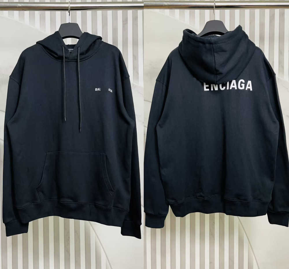 

Designer Luxury Balanciagas Coke Wave Ballanciagas Hoodie Tech Hooded Paris Front And Back Letters Plush Sweater Men's And Women's Hoodie Size 5XL