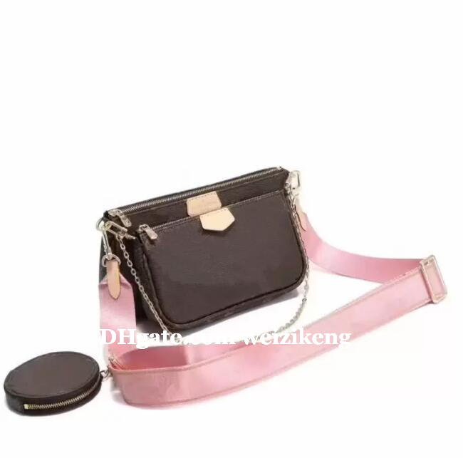 

2023Bestselling three in one Women shoulder Bag Handbag woman Original Box shoulder messengerbag Totes Designer Handbag Women, Brown