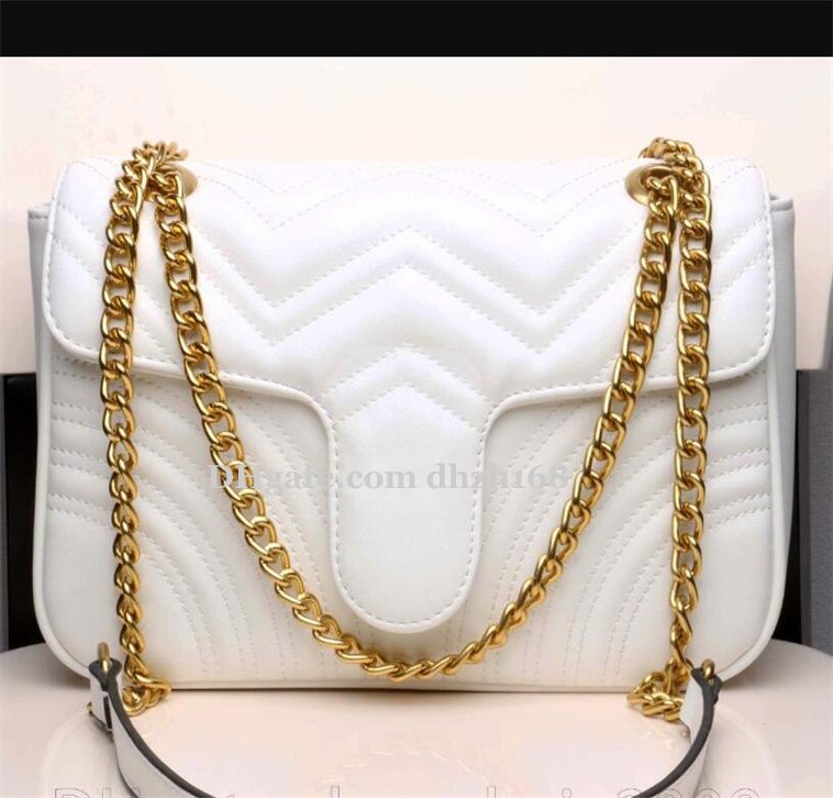 

Classic Fashion women PU leather handbag large canvas tote shopping bag come with small pouch brown Luxury chain bag G, Customize