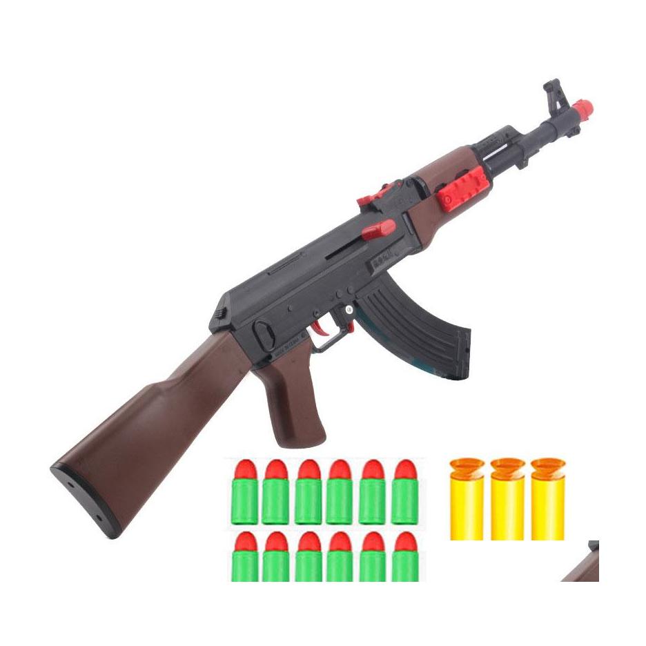 

Gun Toys Plastic Manual Ak47 Soft Rubber Ball Toy Rifle Airsoft Shooting Blaster For Kids Children Boys Gifts Armas Drop Delivery Mod Dhz0A