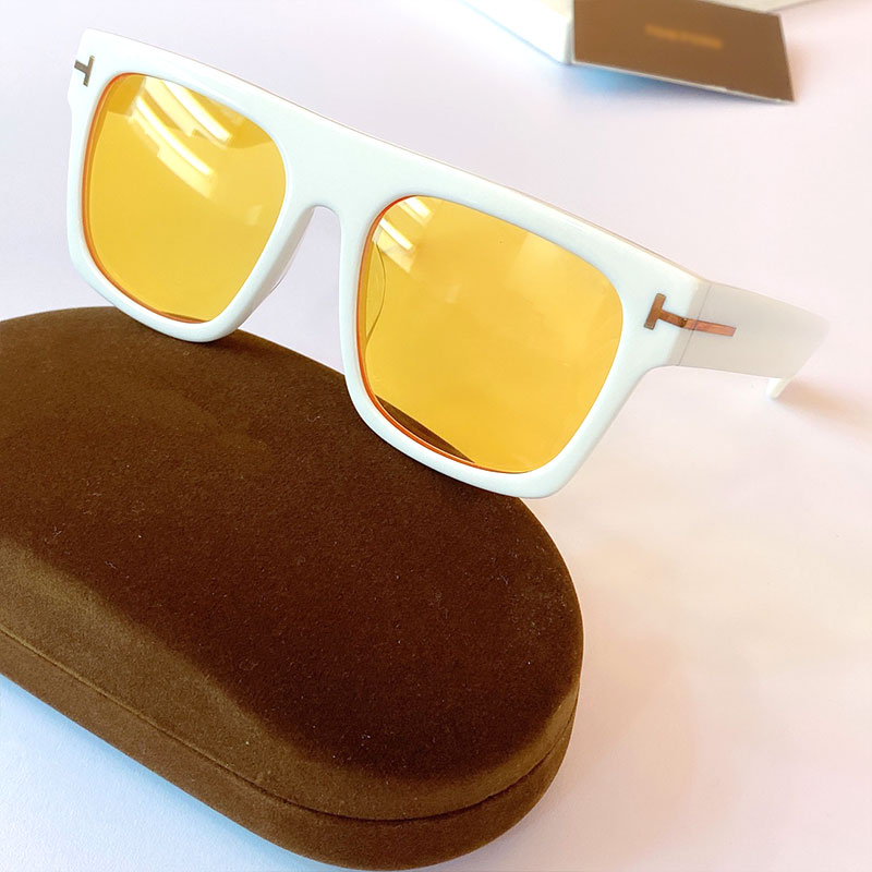 New fashion design sunglasses TF0711 square frame simple and popular selling style UV400 protective glasses aviator sunglasses eyewear with box