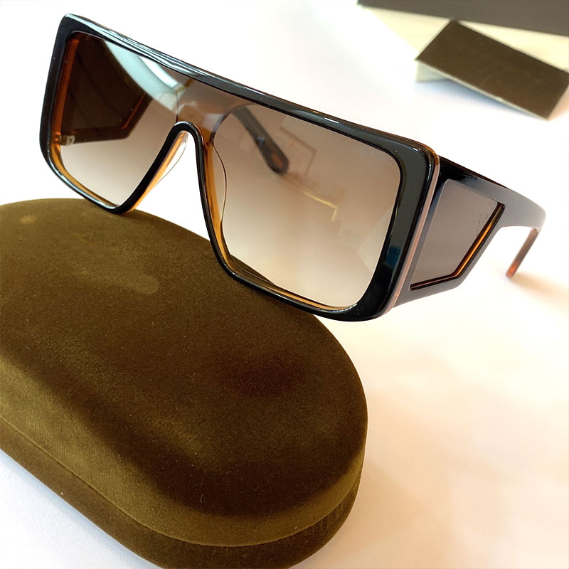 New fashion design sunglasses TF0710 square frame simple and popular selling style UV400 protective glasses aviator sunglasses eyewear with box