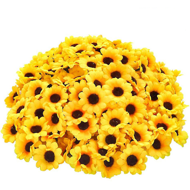 

Sunflower Miniature DIY Craft Tools Hairband Hair Clip Material Garden Home Decoration 1222347