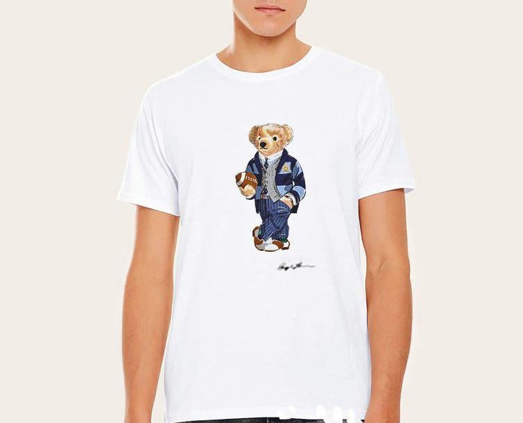 

Polos Bear shirt mens Men's tshirt USA Short sleeve Hockey EU UK size Matini Bear Captain poloshirts, 35