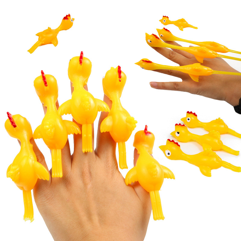 Ejection Turkey Fidget Toy Finger Launcher Chicken Shooting Prank Trick Funny Toys Stress Relief Decompression Toys Anxiety Reliever-image-723426675