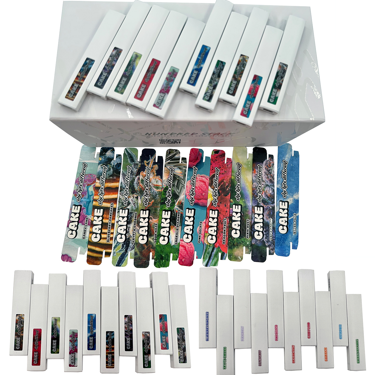 

2023 New Cake Disposable Vape Pen 280mAh Rechargeable Battery1ml Empty VapesCartridges Empty Oil Carts Device Pods Vaporizer Pod