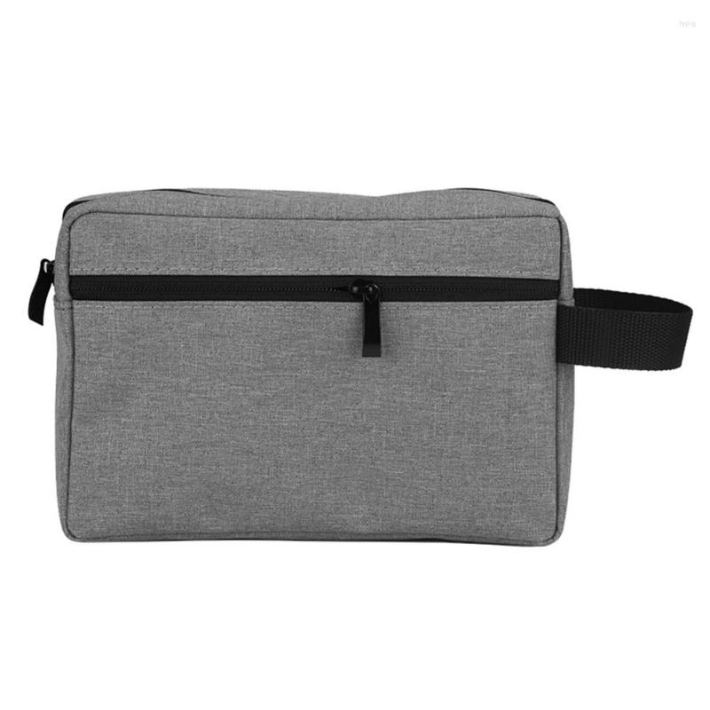 

Cosmetic Bags Stylish Zipper Bag Waterproof Wash For Women Men, Red