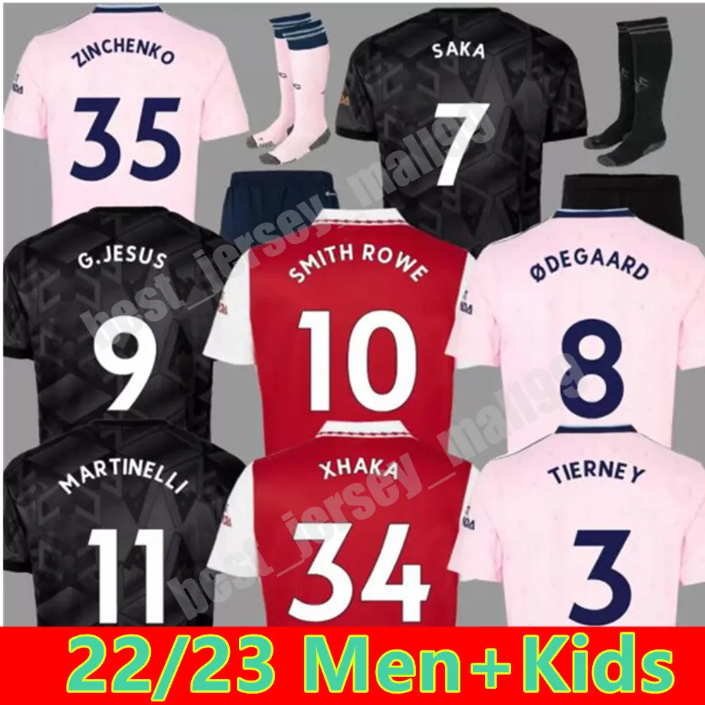 

22 23 SMITH ROWE SAKA soccer jerseys Fans MARTINELLI TIERNEY 2022 2023 football shirt Men Kids kit sets ODEGAARD Nketiah G.JESUS FABIO VIEIRA ZINCHENKO SALIBA, 3rd men