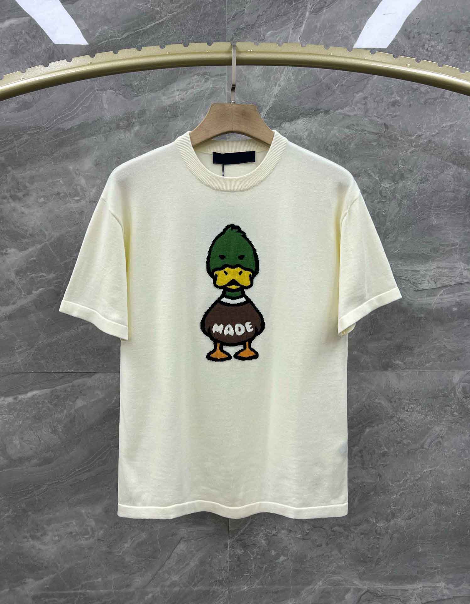 

Men's Plus Tees & Polos Round neck embroidered and printed polar style summer wear with street pure cotton M set shorts tshirt set 21dg