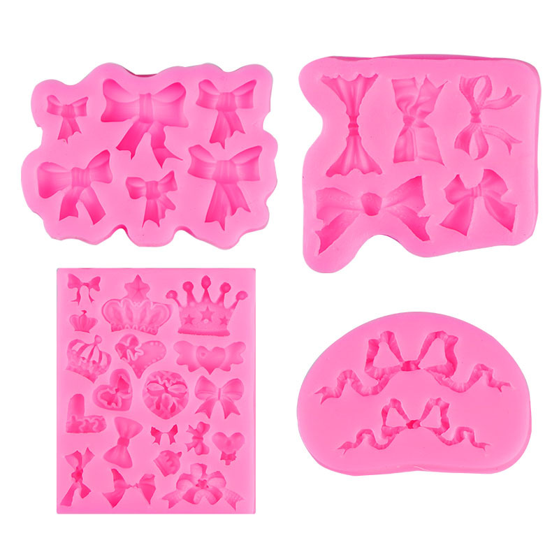 

Cake Mould Bowknot Crown Heart Sugarcraft Chocolate Mold 1223865