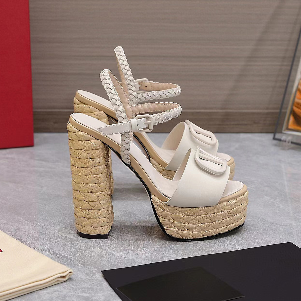 

Buckle130mm chunky Heel sandals Platform high-heeled shoes super high Evening shoes women high heeled Luxury Designers Ankle Wraparound shoe factory footwear, Nude
