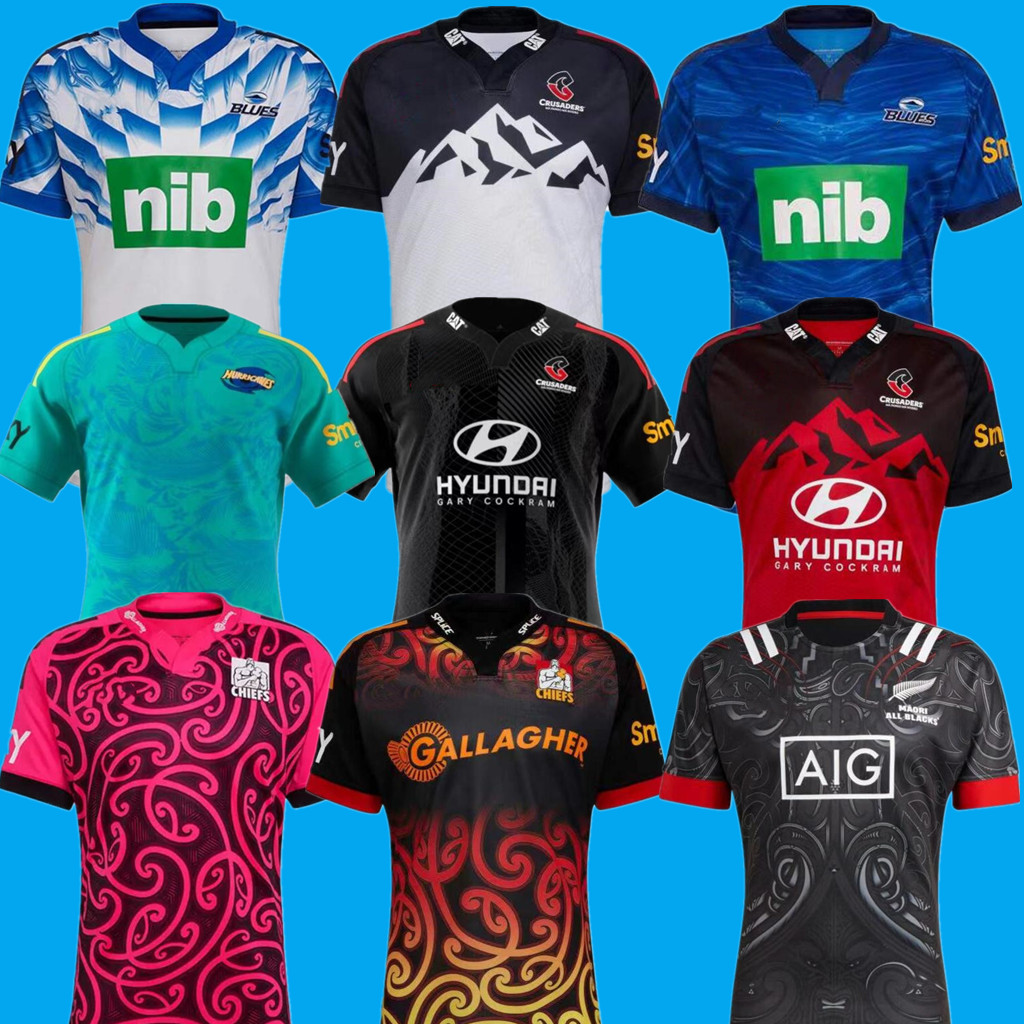 

2022 2023 NEW Hurricane Highlander Blues crusader RUGBY JERSEYS ZEALAND 21 22 23 Mens Super Moana Jersey home Game Australia