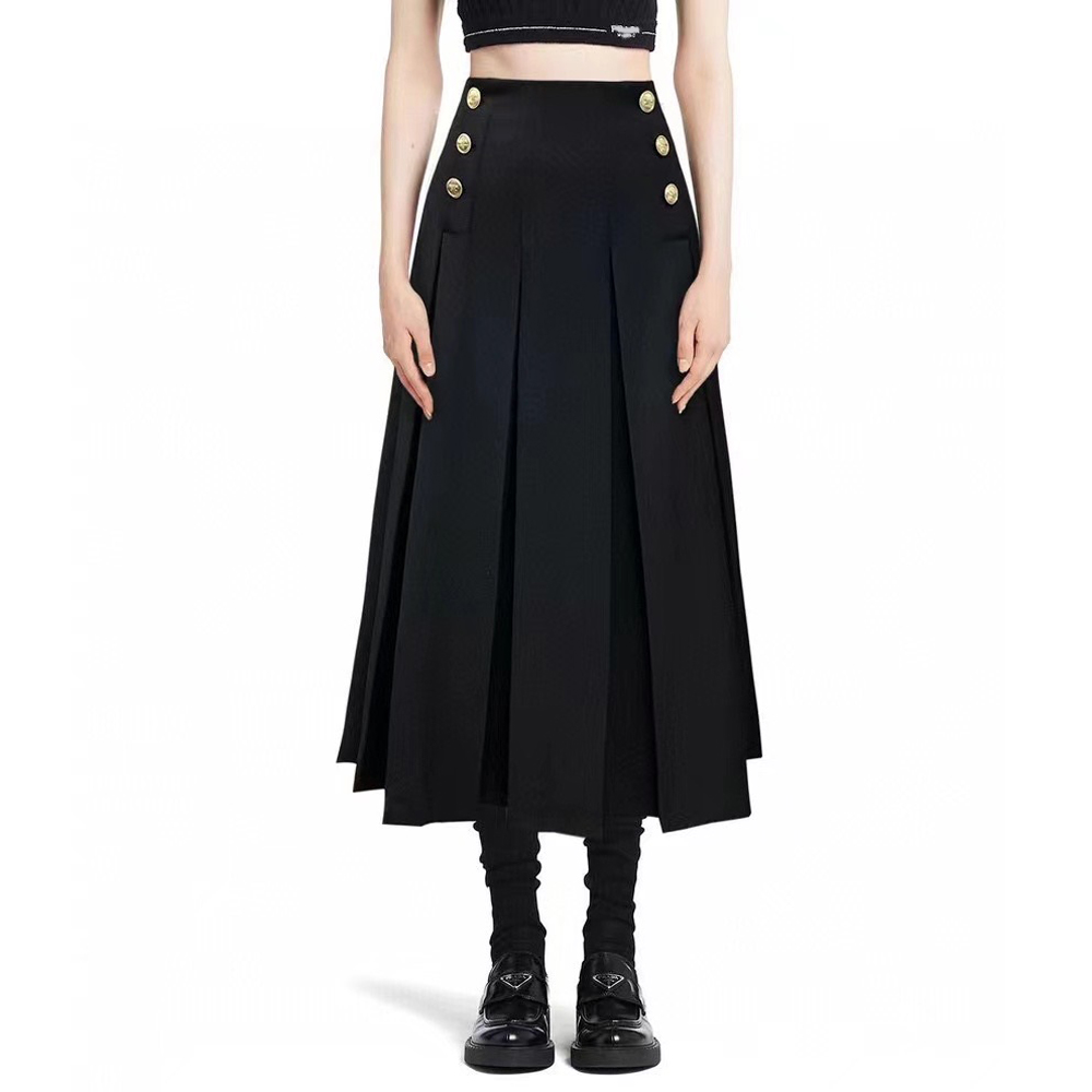 Jupes pour femmes Occasion de luxe Designer Nouveau haut de gamme Mode Femme Populaire Dames All-Match Jupe mi-longue Jupe trapèze de haute quali