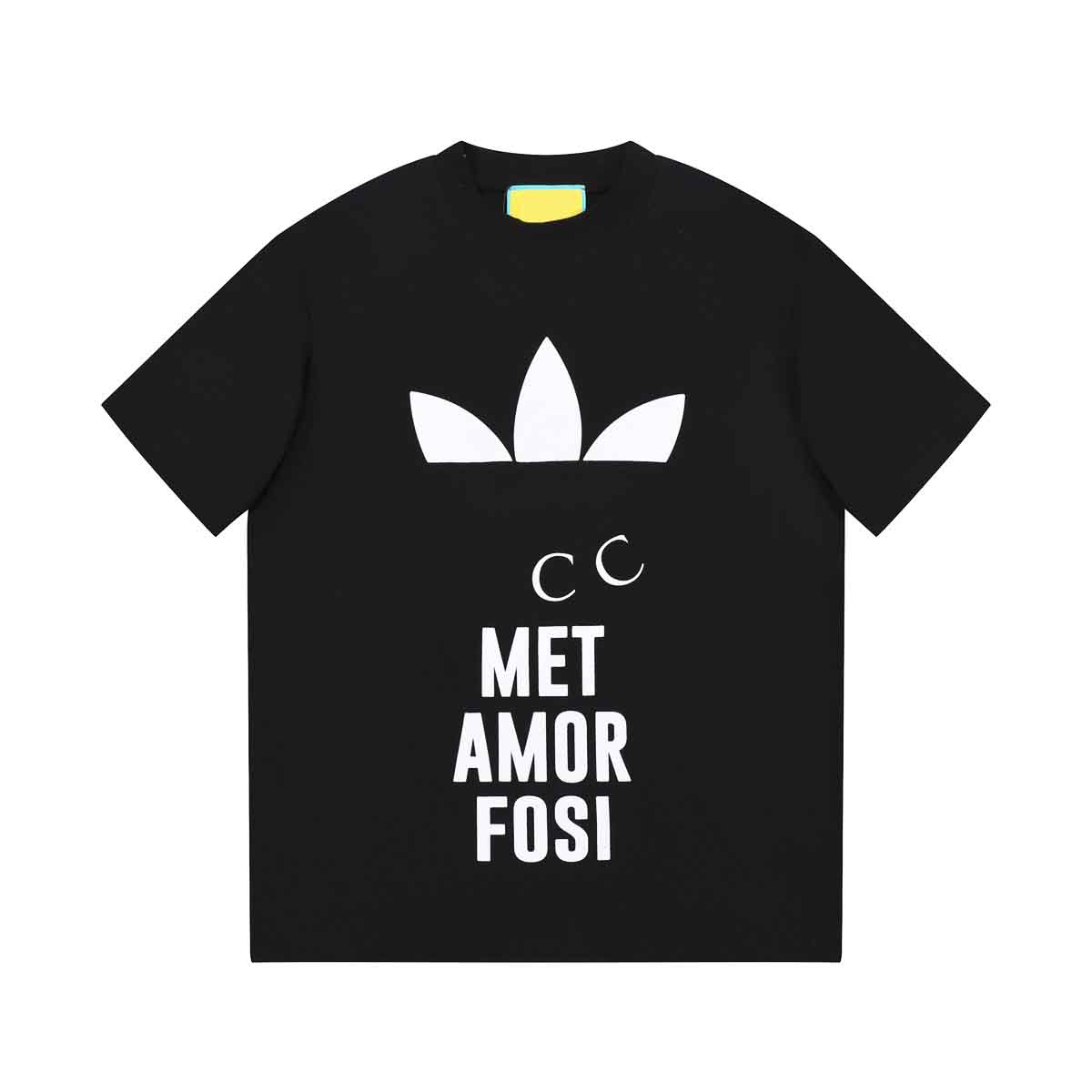 

Men's Plus Tees & Polos Round neck embroidered and printed polar style summer wear with street pure cotton 87y468Y6, White