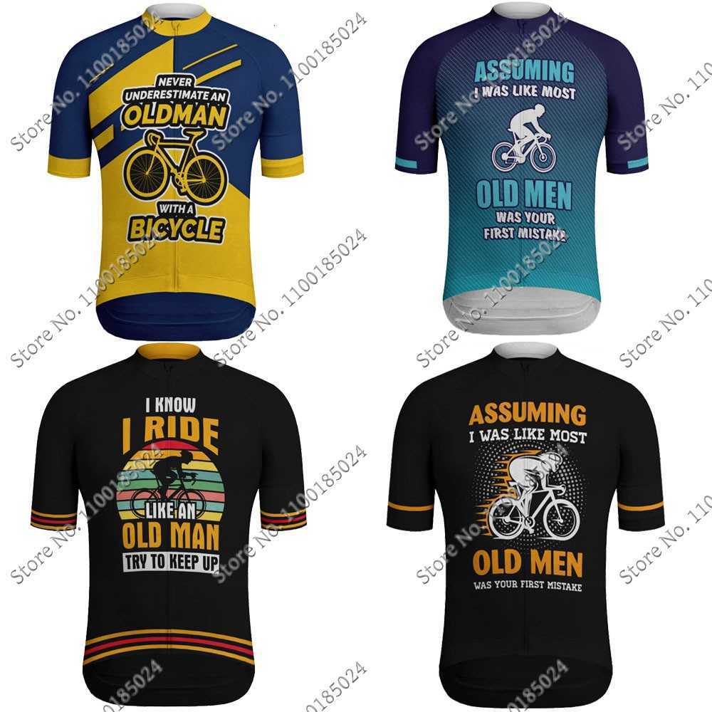 

Designer 2022 Maillot Old-Man-Premium Cycling Jersey Short Sleeve Summer Cycling Clothing Road Bike Shirt Bicycle Tops MTB Wear Uniform