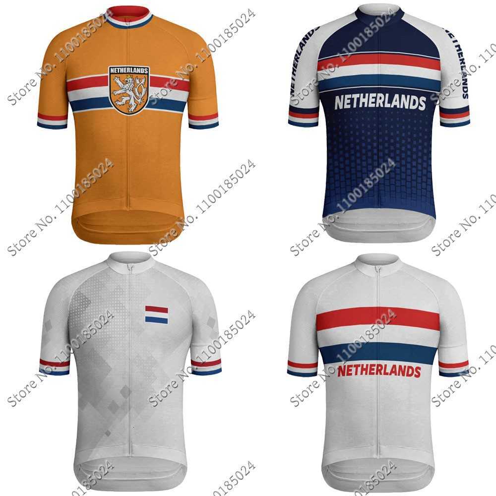 

Designer Maillot 2022 Netherlands Nationa Team Cycling Jersey Short Sleeve Cycling Clothing Road Bike Shirt Bicycle Tops MTB Wear Uniform