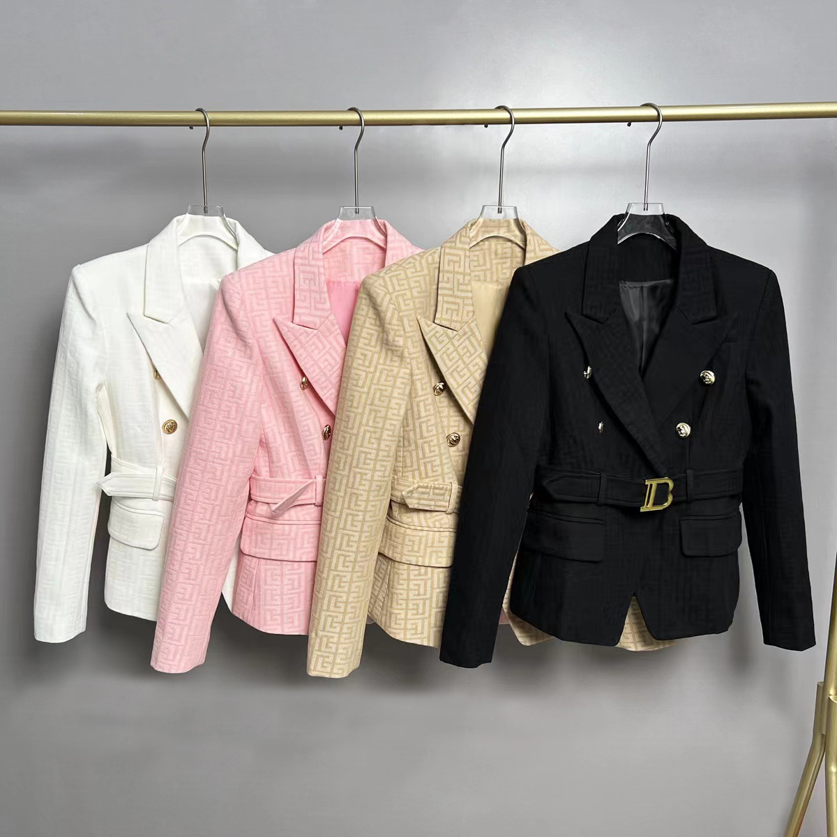 Womens designer Suits Blazers Tide Brand Retro Fashion Suit Jacket Slim Plus Size Women's Clothing tops M131