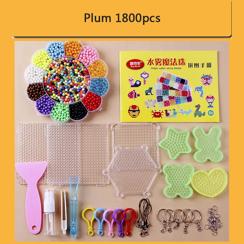 

Paintings 3D Beads Puzzle Crystal DIY Water Spray Perlen Set Ball Games Handmade Magic Toys For Children Mist