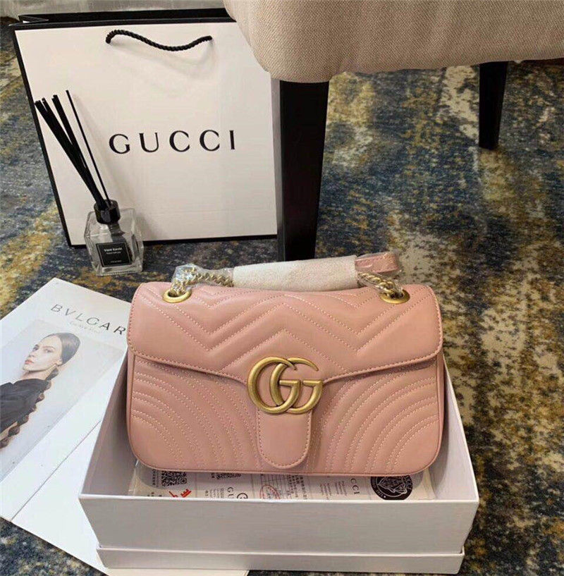 

2022 FASHION Marmont guccis WOMEN gg luxurys designers bags 446744 leather Handbags chain Cosmetic messenger Shopping guccie shoulder bag Totes lady wallet purse