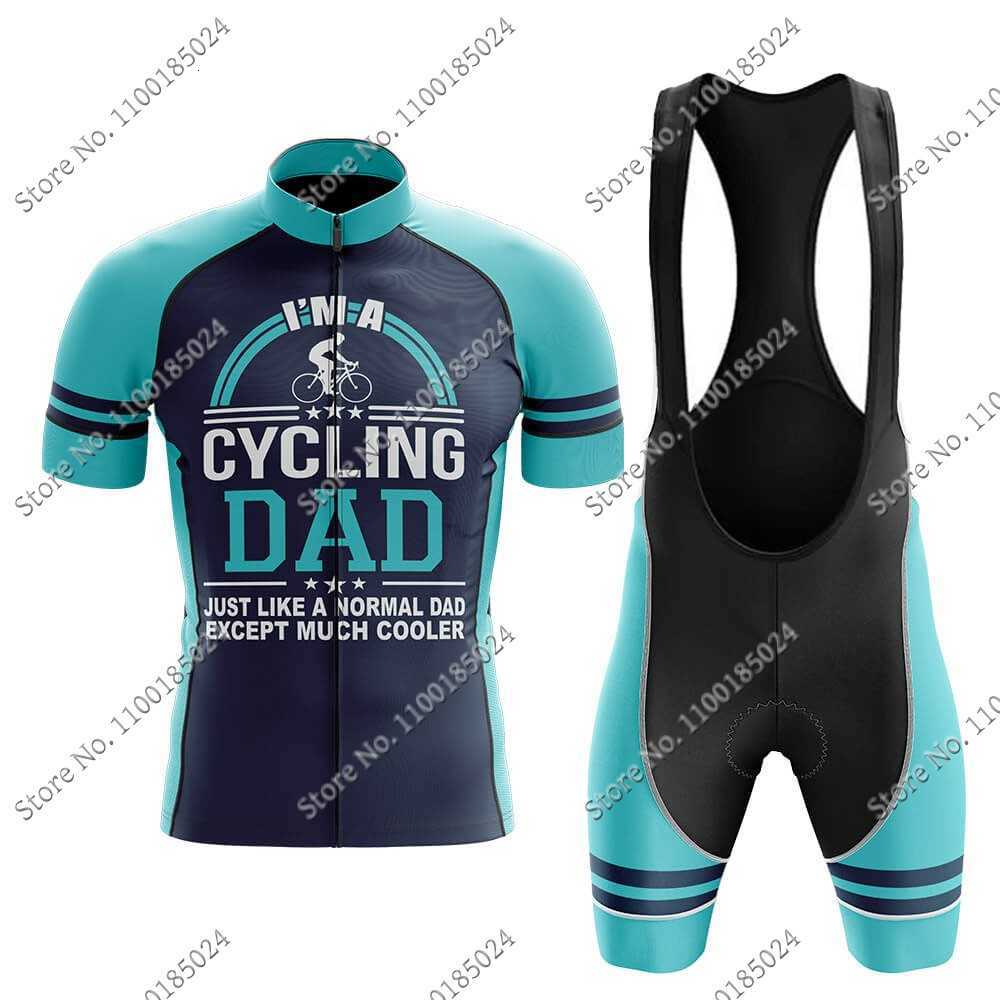 

Designer Im-A-Cycling-Dad 2022 Cycling jerseys sets Men Cycling Clothing Road Bike Shirts Suit Bicycle bib Shorts MTB Maillot Cyclisme