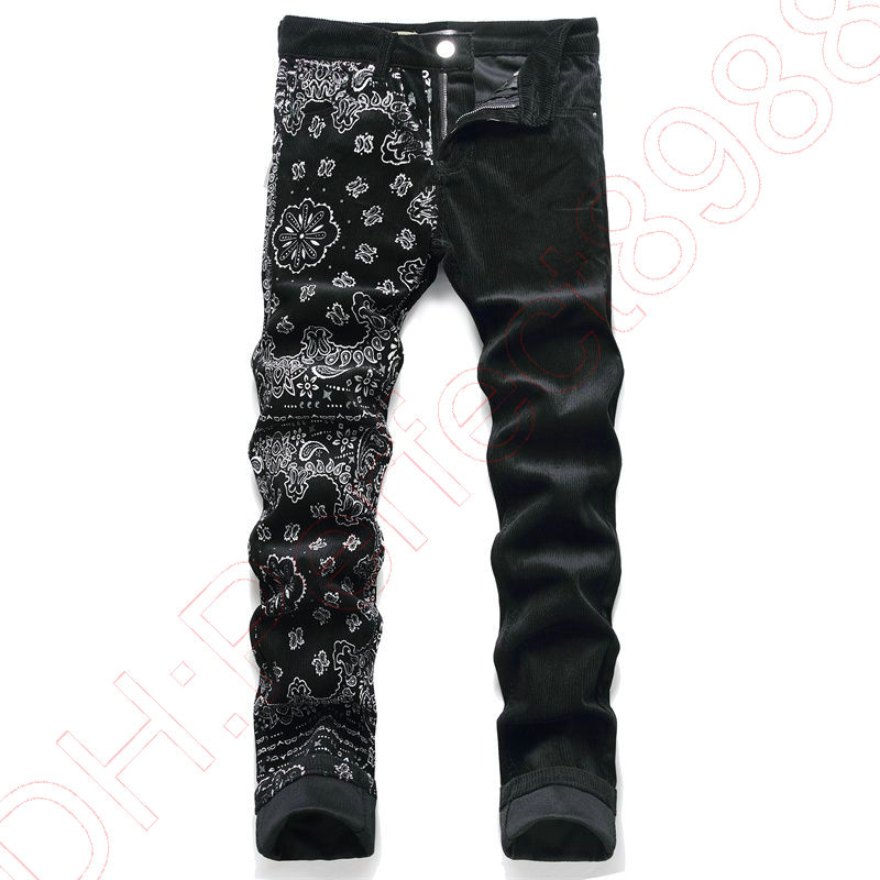 

New JEANS chino Pants pant Men's trousers Stretch close-fitting slacks washed straight Skinny Embroidery Patchwork Ripped mens Trend Brand Motorcycle JEANS-G22, 5712