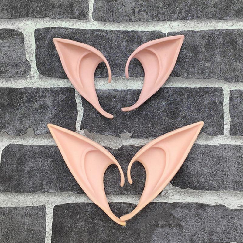 

Party Decoration Latex Ears Fairy Cosplay Costume Accessories Angel Elven Elf Ears Photo Props Adult Kids Toys Halloween Supply 1223890