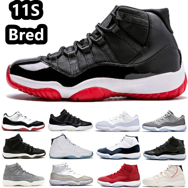 

Bred 11 11s OG Basketball Shoes Mens Women Pure Violet Playoffs Bred Legend Gamma Blue Jumpman Jubilee Space Jam Concord 45 Low Citrus, Item#5