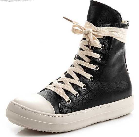 

Dress Shoes Rick Original Rric Owens Women's Sneakers Men's Streetwear Men Shoe Casual Canvas Boots 221110 sgfdsg, Leather