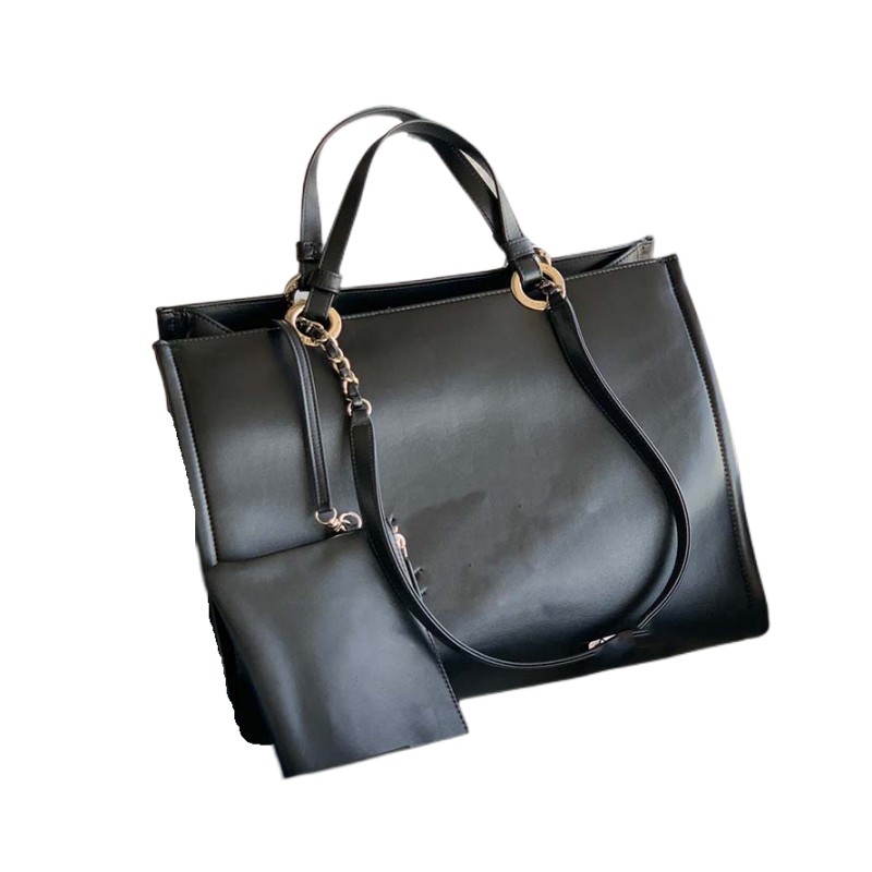 

Designer bags wallet Fashion Totes Leather shoulder handbag Women Bags High Capacity Composite Shopping bags Small fragrant wind Autumn and winter bag temperament, Black2