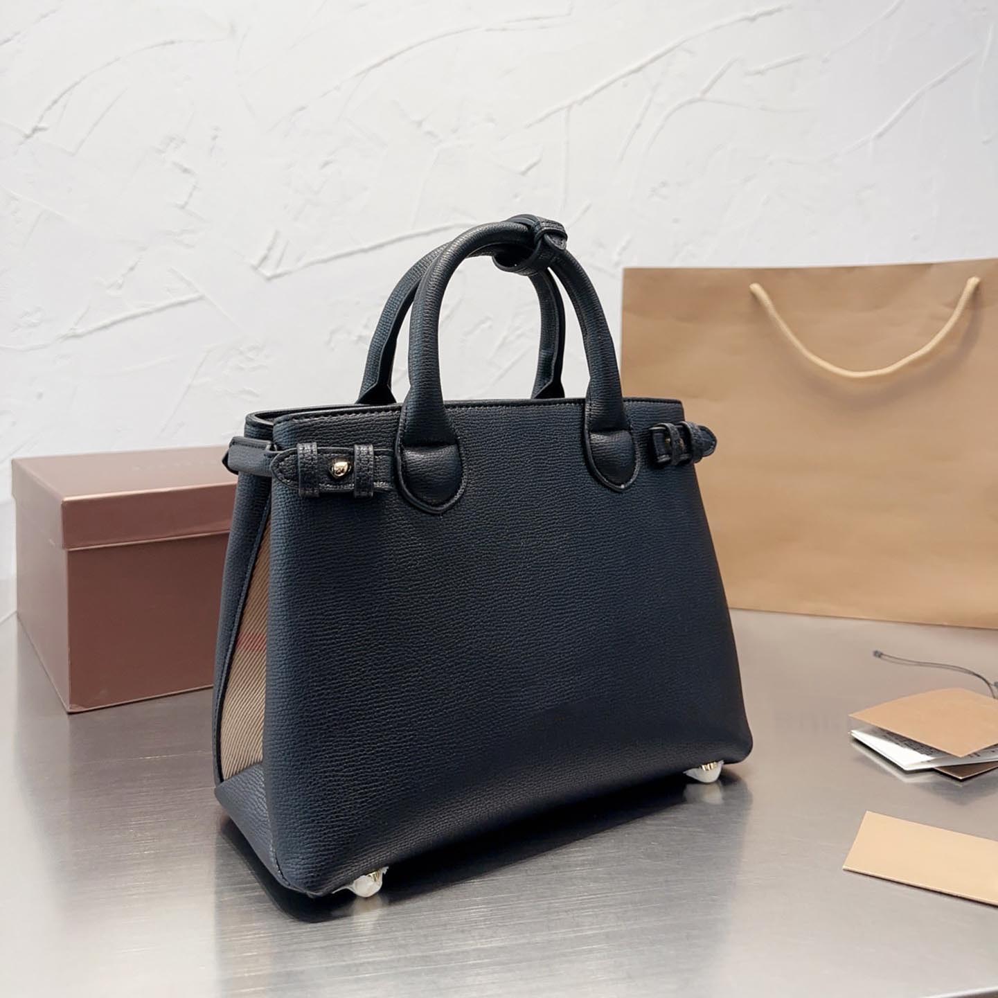 

bags totes handbag designer bag comen classic imitation brand stitching solid color logo plaid leather buckle shoulder bag versatile commuter chain party wallet, Color1