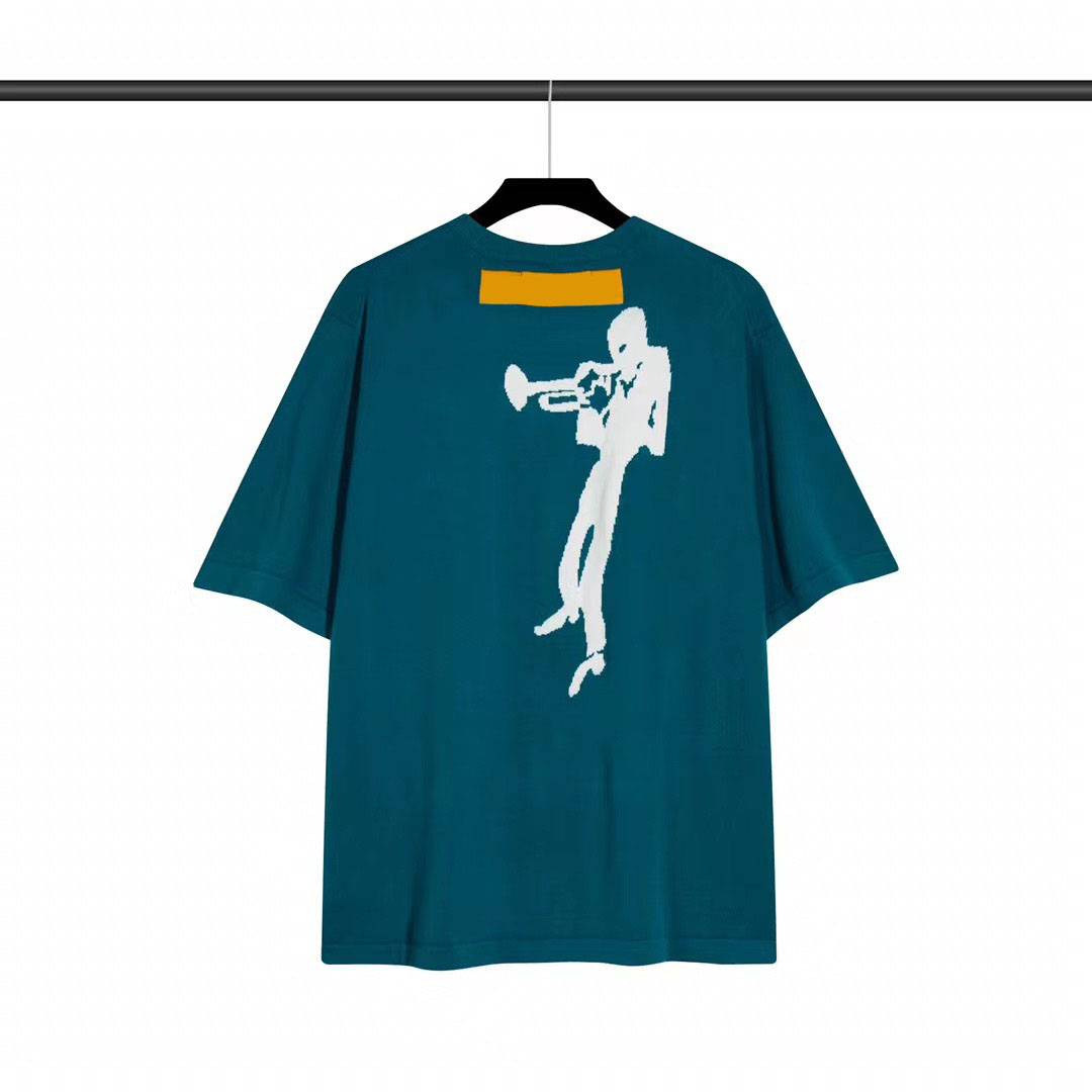 

Men's Plus Tees & Polos Round neck embroidered and printed polar style summer wear with street pure cotton 73f5455