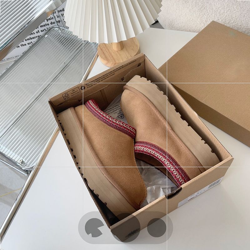 

Tazz Ankle Fur Boots Designer Australia Platform Boot Woman Indoor Australian Slipper Thick Bottom Real Leather Warm Fluffy Booties, 1#