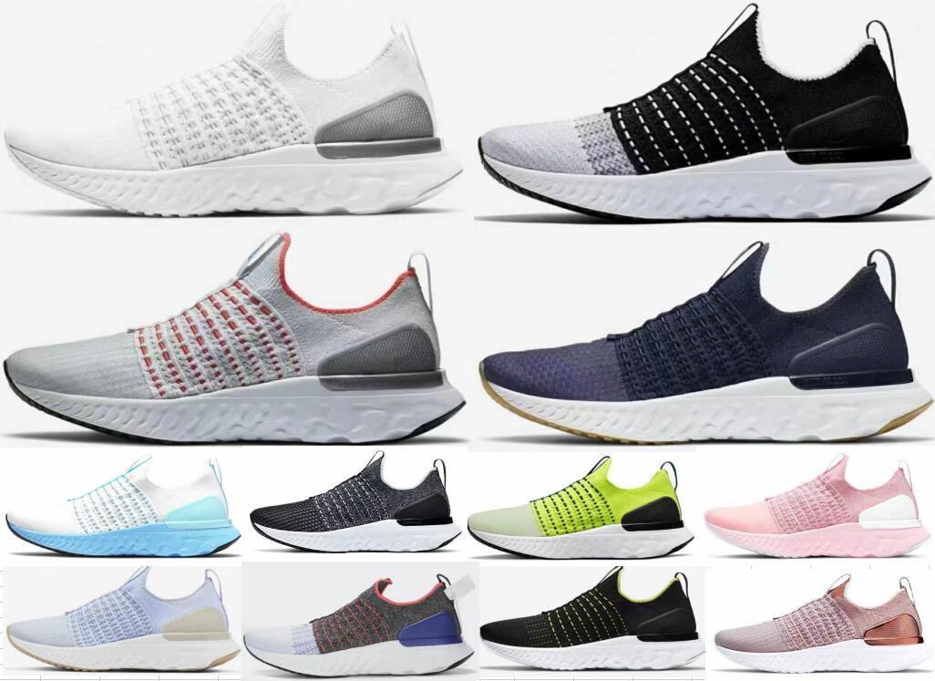 

Oreo REACT Phantom FK2 running shoes womens trainers Triple white Fly dark blue knit MOC Game Royal glacier blue mens outdoor sports sneakers size 36-45, If need box;pls add pay the box;thanks