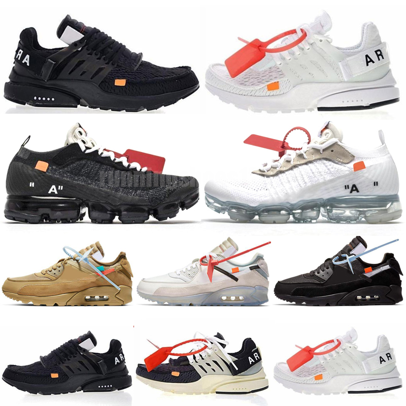 

men's and women's well-off shoes MCA white blue red MAC silver metal Volt low 90's three black green GNER Presto 36-48, Color 19
