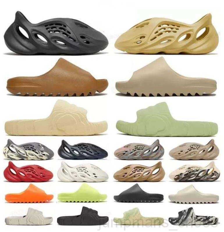 

Designer Foam Runr Slippers Men Woman slider Vermillion Mineral Blue Onyx Pure Sandals Slide Slipper Ochre Bone Resin Clog Desert Ararat, #1