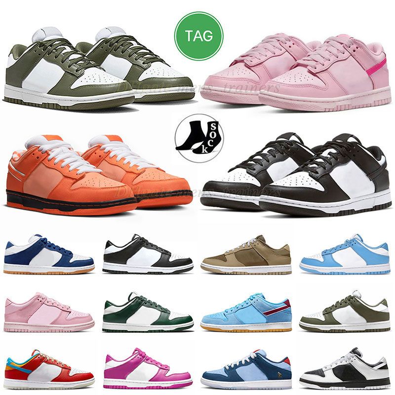 

Low casual shoes for men women triple pionk light blue la dodger black and white panda university red james x fruity pebbles argon orange purple green lobster sneakers, C64 36-45 james x fruity pebbles