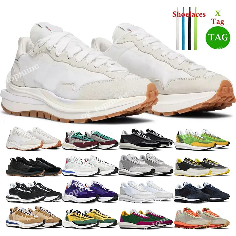 

Designer Vaporwaffle sacai Waffle Running Shoes LDWaffle For Men Women Sail Black Gum Summit White Nylon Orange Mens Sports sneakers Trainers